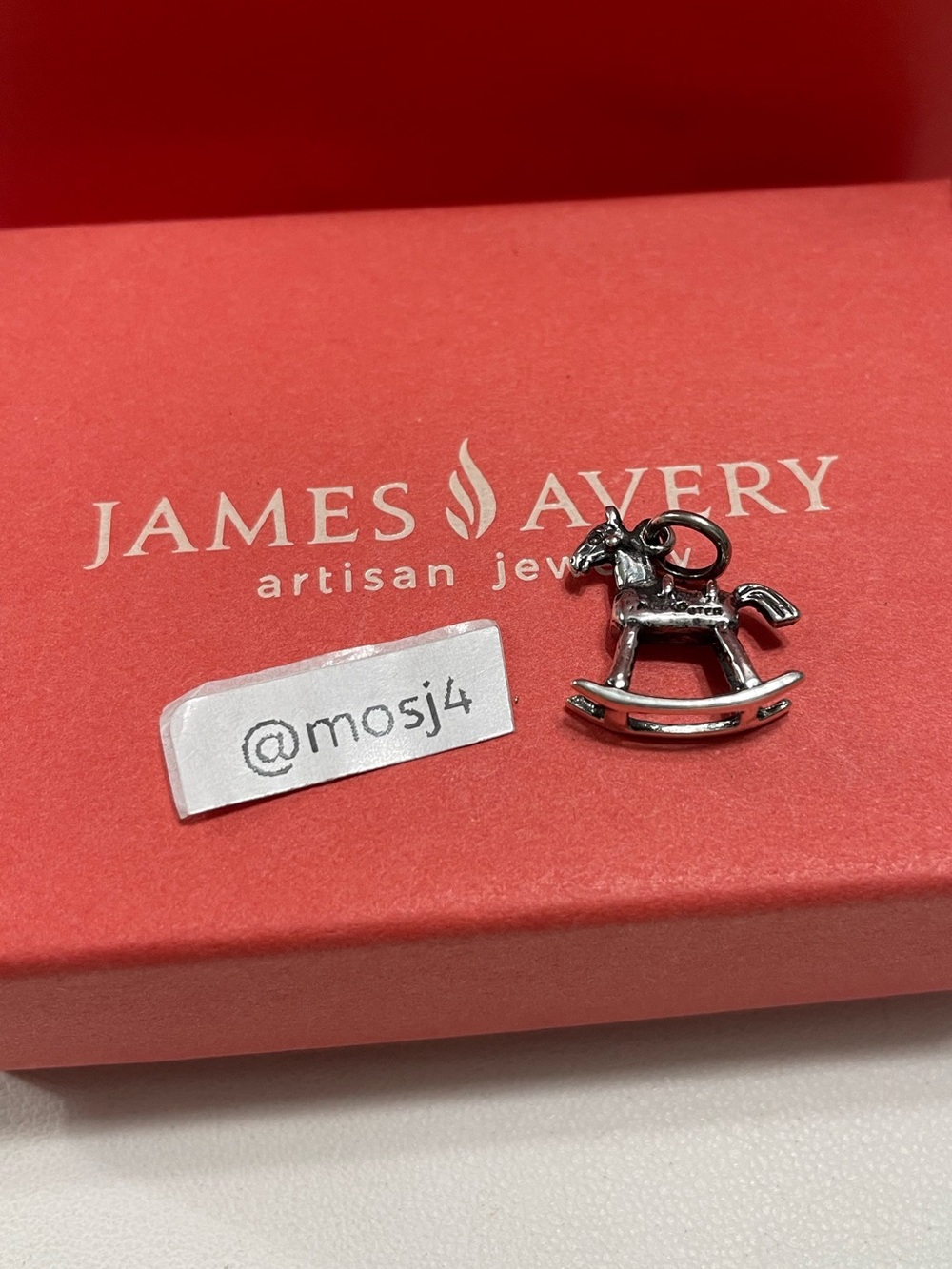Retired James Avery Rocking Horse Charm